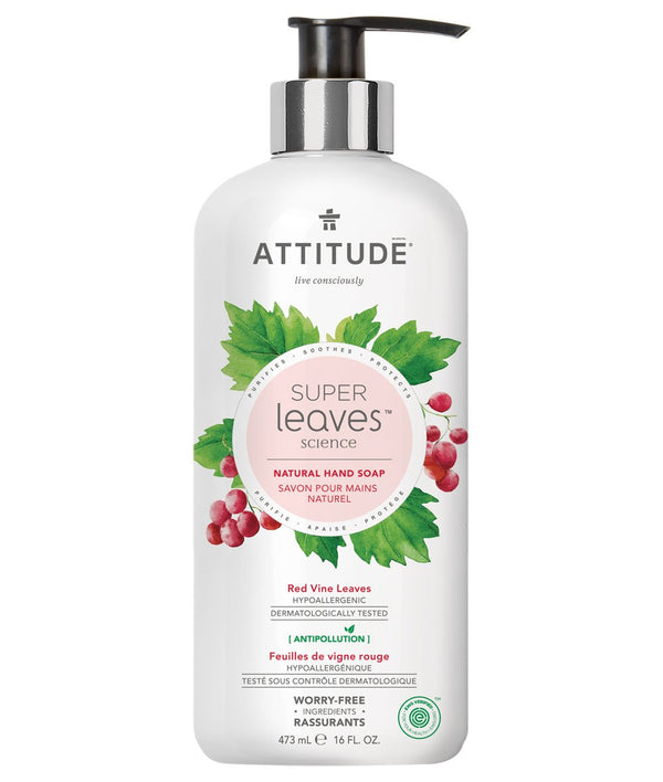 14094 ATTITUDE Super Leaves™ - Savon liquide pour les mains - Feuilles de vigne rouge  _fr?_main?